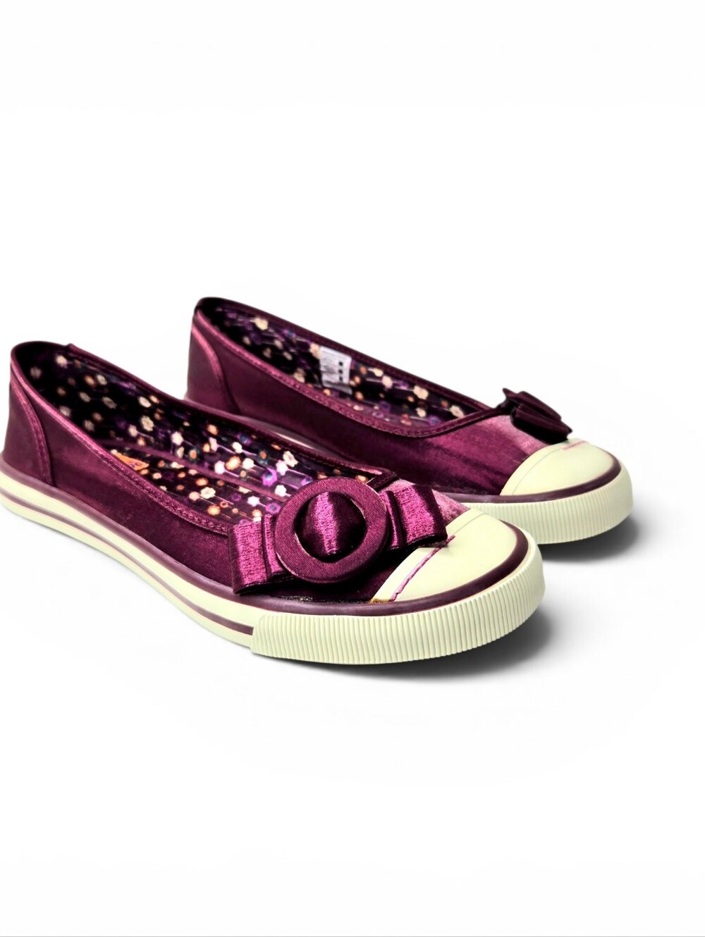 Rocket Dog Jazzin-satin buckle Slip On. Purple. Size 6.